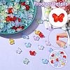 200Pcs Transparent Acrylic Beads OACR-CJ0002-07-3