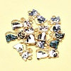 10Pcs Alloy Enamel Pendants ENAM-FS0001-83-7