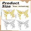 20Pcs 2 Colors Rack Plating Alloy Pendants FIND-LP0005-85-2