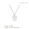 Stylish 304 Stainless Steel Star of David Pendant Necklace for Women's Daily Wear NW9851-2-2