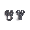 Cloth Clover Brass Buckles DIY-WH0162-94B-01-1