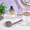 Iron & Resin Tassels Ribbon OCOR-WH0105-071-4