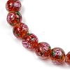 Handmade Glod Sand Lampwork Beads Strands LAMP-B028-03C-10mm-3