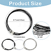 20Pcs Stainless Steel Wire Necklace Cord DIY Jewelry Making TWIR-YW0001-06A-3