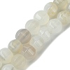 Natural White Agate Beads Strands G-H023-A19-01-1
