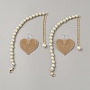 Plastic Imitation Pearl Beaded Shoelace Bands FIND-WH20003-17A-02-1