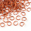 Anodized Aluminum Open Jump Rings LS-X-ALUM-R005-0.8x6-12-1