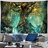 UV Reactive Blacklight Trippy Polyester Wall Hanging Tapestry LUMI-PW0004-069B-04-1
