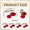 10Pcs ABS Plastic Pendants FIND-LP0009-96-2