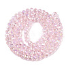 Electroplate Glass Beads Strands X-EGLA-A044-T4mm-B10-2