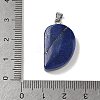 Natural Lapis Lazuli Dyed Carved Pendants G-P599-04P-07-3