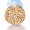 Brass Wax Seal Stamps LS-AJEW-WH0113-41A-2