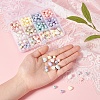 333Pcs 12 Style Spray Painted Acrylic Beads MACR-YW0001-52-7