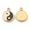 Fashion 304 Stainless Steel Enamel Charms STAS-Z009-10G-2