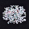 Acrylic Imitation Pearl Cabochons OACR-XCP0001-02-1