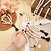 6Pcs 3 Style Natural Wood Bead Necklaces NJEW-DC00017-3