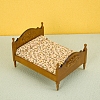 European Style Wooden Fabric Double Bed PW-WGDFAB4-01-3