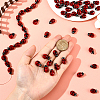 60Pcs Handmade Lampwork Beads Strands LAMP-LT0001-02-3