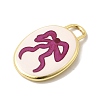 Printed Brass Pendants KK-K274-07G-20-2