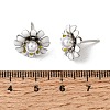 Brass Enamel Stud Earrings KK-CBA8324-27P-04-5
