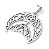 Non-Tarnish 201 Stainless Steel Pendants STAS-U003-14P-2