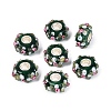 Handmade Lampwork & Brass Core European Beads LAMP-N044-07S-01-1