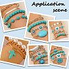 1200Pcs 12 Styles Synthetic Turquoise Beads Sets TURQ-PA0001-01A-5