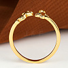 Christmas Theme Brass Cuff Rings for Women FS-WGC1742-01-2