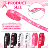 6 Rolls 6 Styles Ribbon Theme Polyester Ribbon/Heart/Word Printed Ribbon OCOR-PH0005-32-2