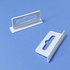 80Pcs Rectangle PP with PE Hanging Tabs KY-CP0001-35B-8