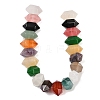 Natural Mixed Stone Double Terminated Point Beads Strands G-T142-97-3