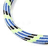Braided Round Polyester Cord Bracelet Makings FB-CBAEDA0-01G-29-2