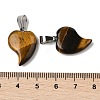 Natural Tiger Eye Pendants G-B127-11P-06-4