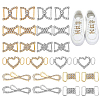 24Pcs 12 Styles Crystal Rhinestone Shoe Lace Decoration FIND-GA0005-07-1