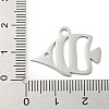 Non-Tarnish 304 Stainless Steel Pendants STAS-B056-10P-07-3