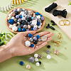 DIY Beaded Keychain Bracelet Making Kit DIY-TA0004-23-62