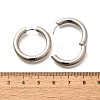 304 Stainless Steel Hoop Earrings for Women EJEW-M068-15I-P-5