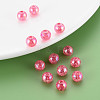 Transparent Crackle Acrylic Beads MACR-S373-66-L02-7