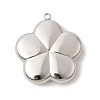 304 Stainless Steel Pendants STAS-B128-06P-01-1