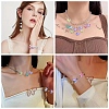 50Pcs Transparent Spray Painted Glass Beads GLAA-YW0004-97A-6