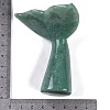 Natural Green Aventurine Whale Fishtail Figurines Statues for Home Office Desktop Feng Shui Ornament G-Q172-11B-3