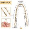 Alloy Bag Chain Strap FIND-WH0090-91-4