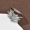 304 Stainless Steel Cubic Zirconia Finger Rings for Women RJEW-F189-04P-4