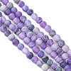 Natural Weathered Agate Beads Strands X-G-G589-6mm-06-3