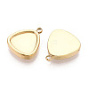 304 Stainless Steel Connector Cabochon Settings STAS-N115-37G-2