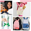 6Pcs 6 Colors Polyester Bowknot Pendant Decoration KEYC-AR00003-6