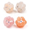 Acrylic Handmade Luminous Polymer Clay Rhinestone Beads CLAY-H003-08B-1