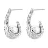 Natural Pearl Teardrop Stud Earrings JE1078B-1