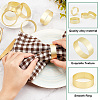 AHADEMAKER 8Pcs Iron Napkin Rings AJEW-GA0004-58-3
