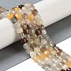 Natural Rutilated Quartz Beads Strands G-K364-A01-01-2